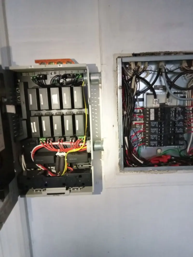Electrical panel upgrade completed for Security Camera Wiring in Miami Beach